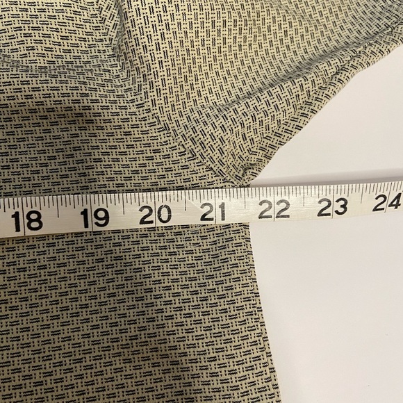 Haggar Mens Beige Black Polo Shirt Medium - Picture 8 of 10